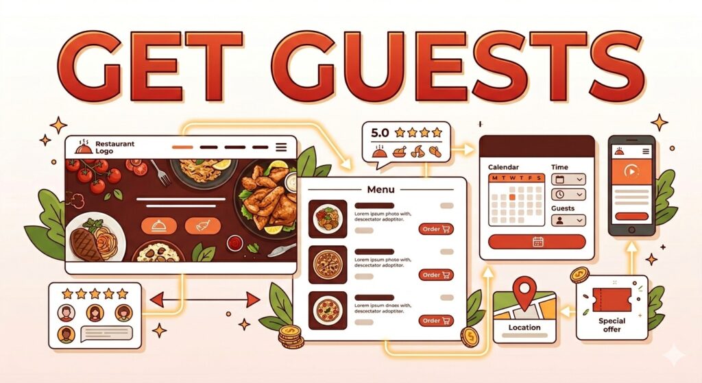 restaurant website development agency​ restaurant web design agency